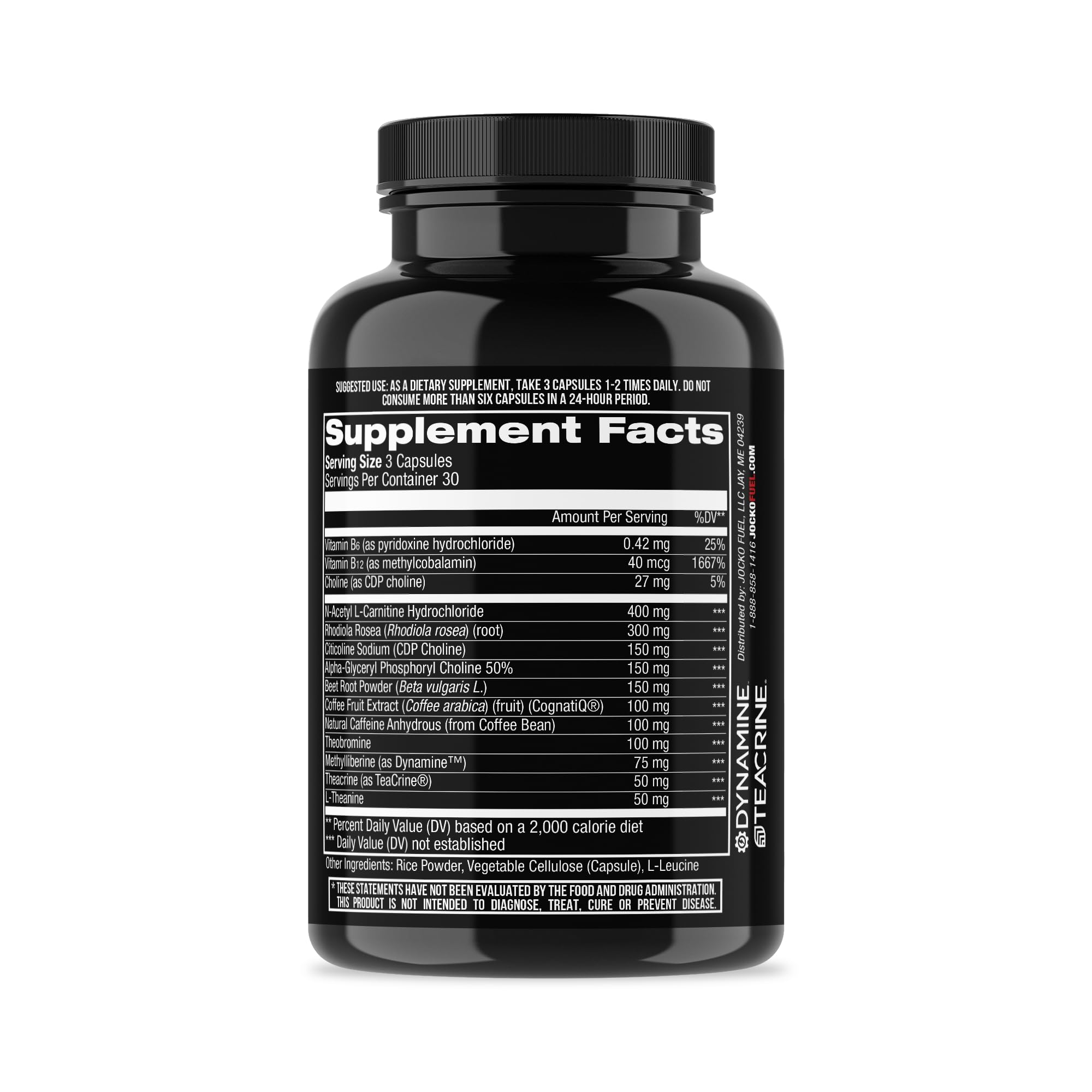 Foto 3 pulgar | Los Suplementos Para El Cerebro Jocko Fuel Brain Power Memory & Focus - Venta Internacional.