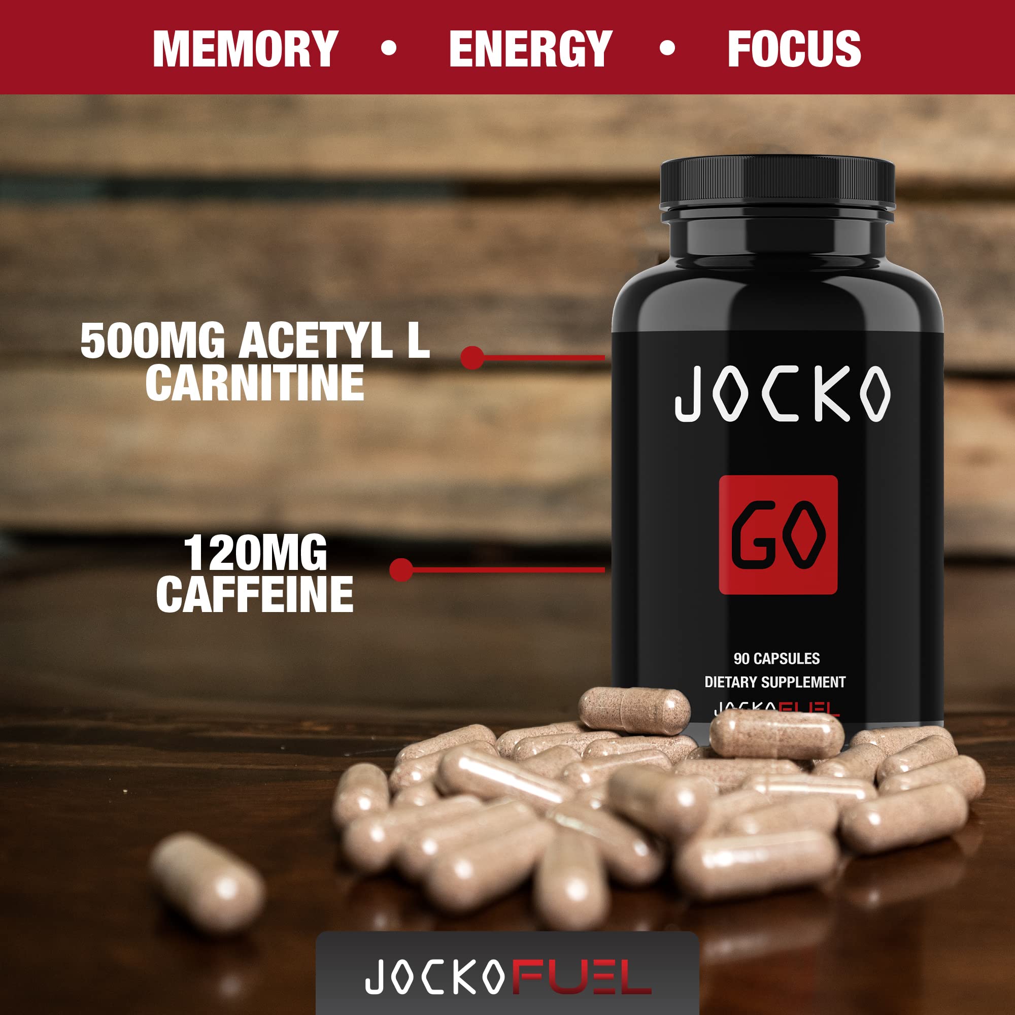 Foto 4 pulgar | Los Suplementos Para El Cerebro Jocko Fuel Brain Power Memory & Focus - Venta Internacional.