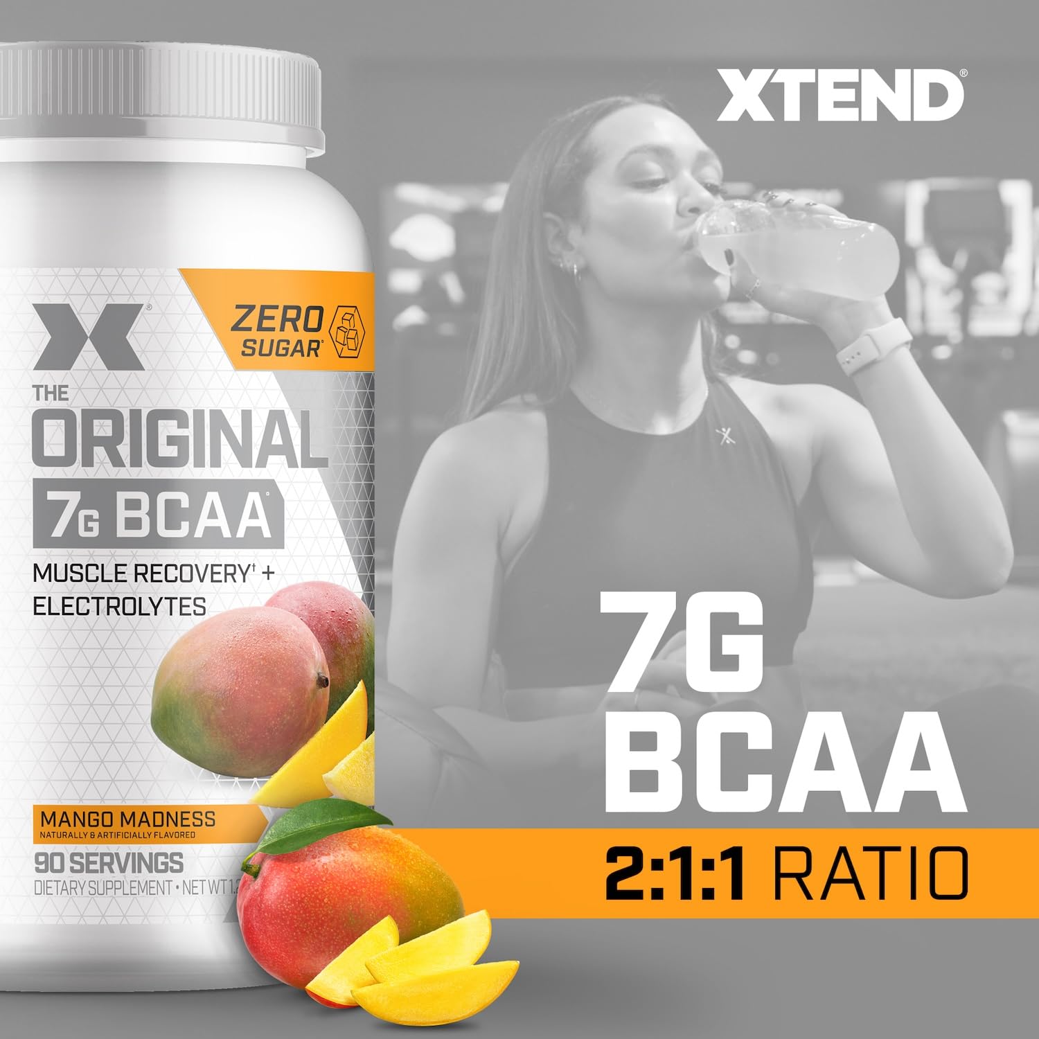 Foto 3 | Bcaa En Polvo Xtend Original Mango Madness 90 Porciones - Venta Internacional.