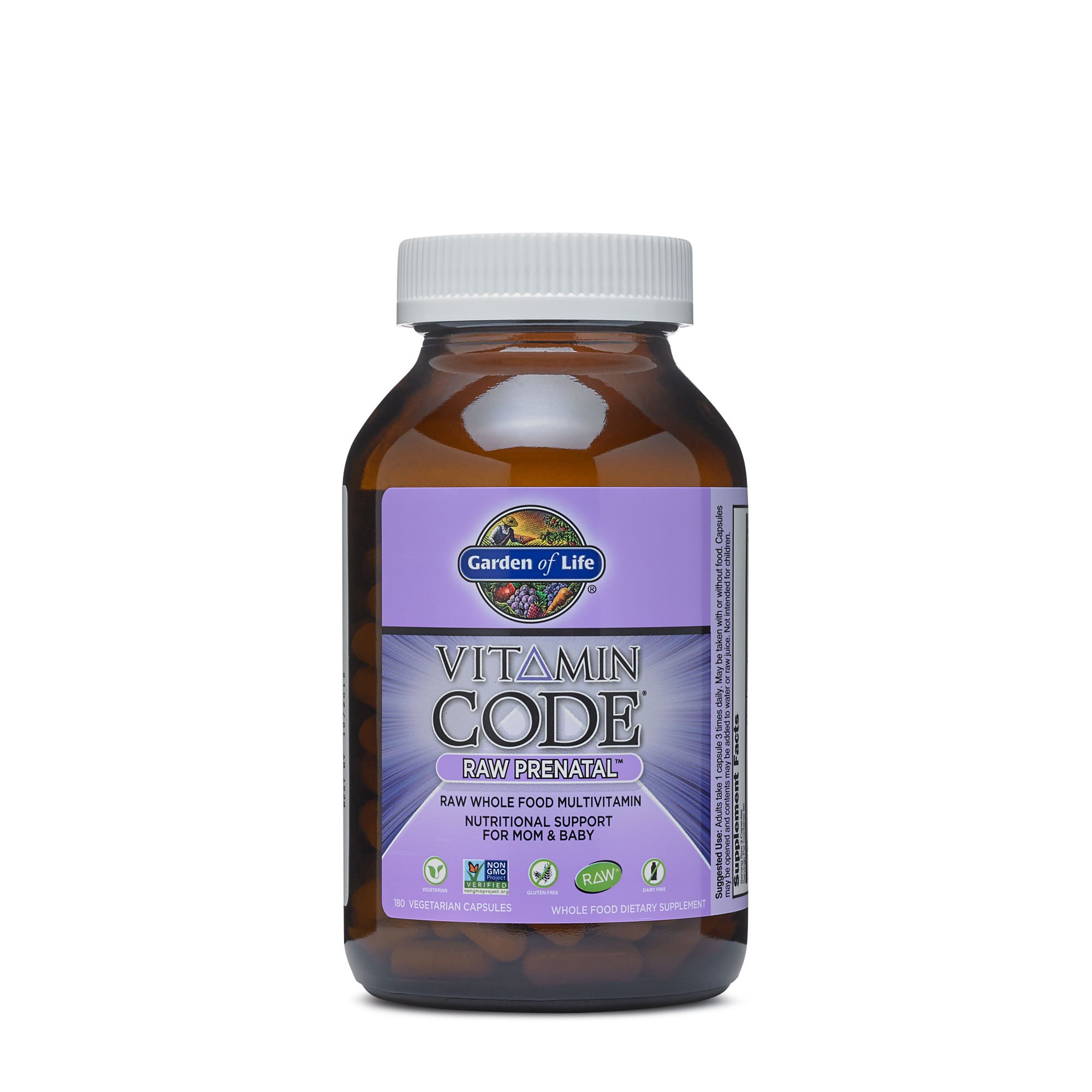 Foto 2 pulgar | Suplemento Garden Of Life Vitamin Code Raw Prenatal 180 Cápsulas - Venta Internacional.
