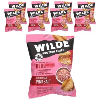 Foto 1 | Protein Chips Wilde Brands Sal Rosa Del Himalaya, 8 X 38 G - Venta Internacional.