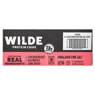 Foto 2 | Protein Chips Wilde Brands Sal Rosa Del Himalaya, 8 X 38 G - Venta Internacional.