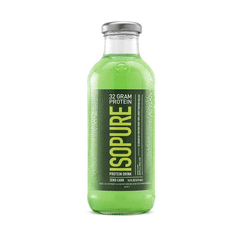 Foto 2 pulgar | Bebida Proteica Isopure Zero Carb 32 G Protein Apple Melon 480 Ml - Venta Internacional.