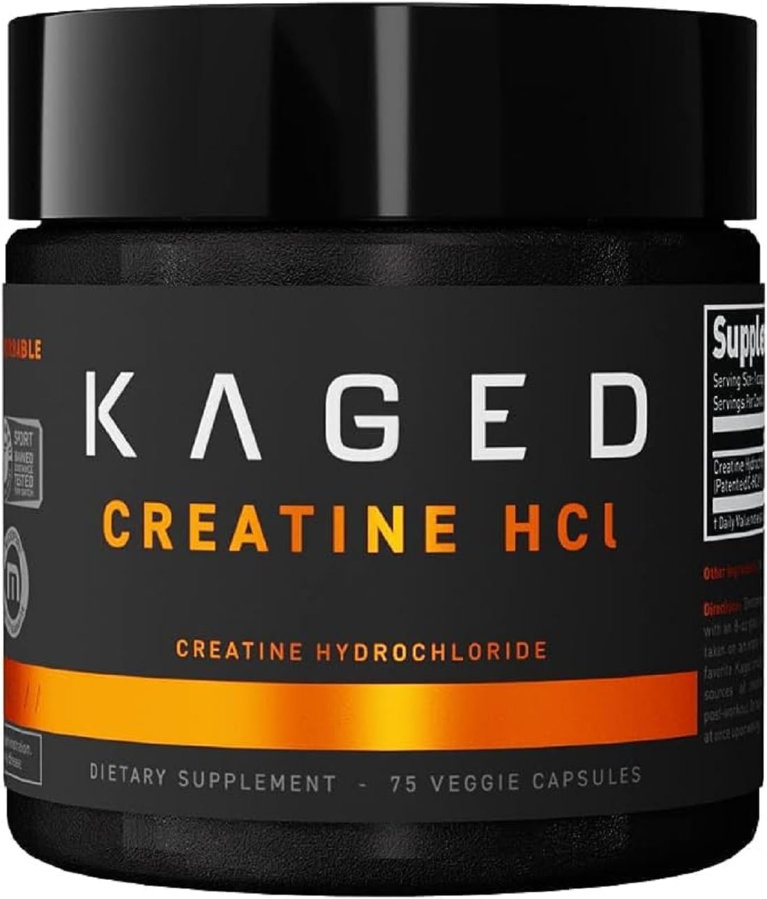 Foto 2 pulgar | Suplemento Kaged Creatina Hcl En Cápsulas Sin Sabor, 75 Porciones - Venta Internacional.