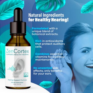 Foto 6 | Drops Zencortex Zen Cortex, 5 Botellas, 150 Días, Para Apoyar La Audición - Venta Internacional.