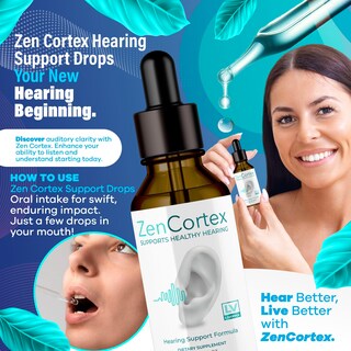 Foto 7 | Drops Zencortex Zen Cortex, 5 Botellas, 150 Días, Para Apoyar La Audición - Venta Internacional.