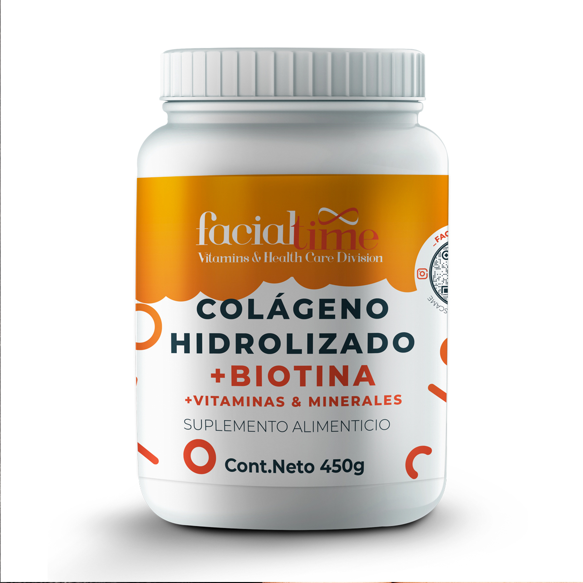 Foto 3 pulgar | Kit Colágeno Biotina y Jabón Azufre 450 g FacialTime
