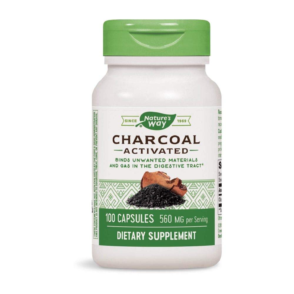 Foto 1 | Suplemento De Carbón Activado Nature's Way 280 Mg 100 Cápsulas X4 - Venta Internacional.