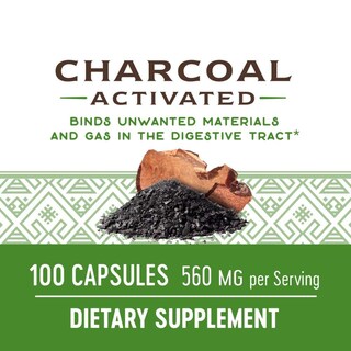 Foto 4 | Suplemento De Carbón Activado Nature's Way 280 Mg 100 Cápsulas X4 - Venta Internacional.