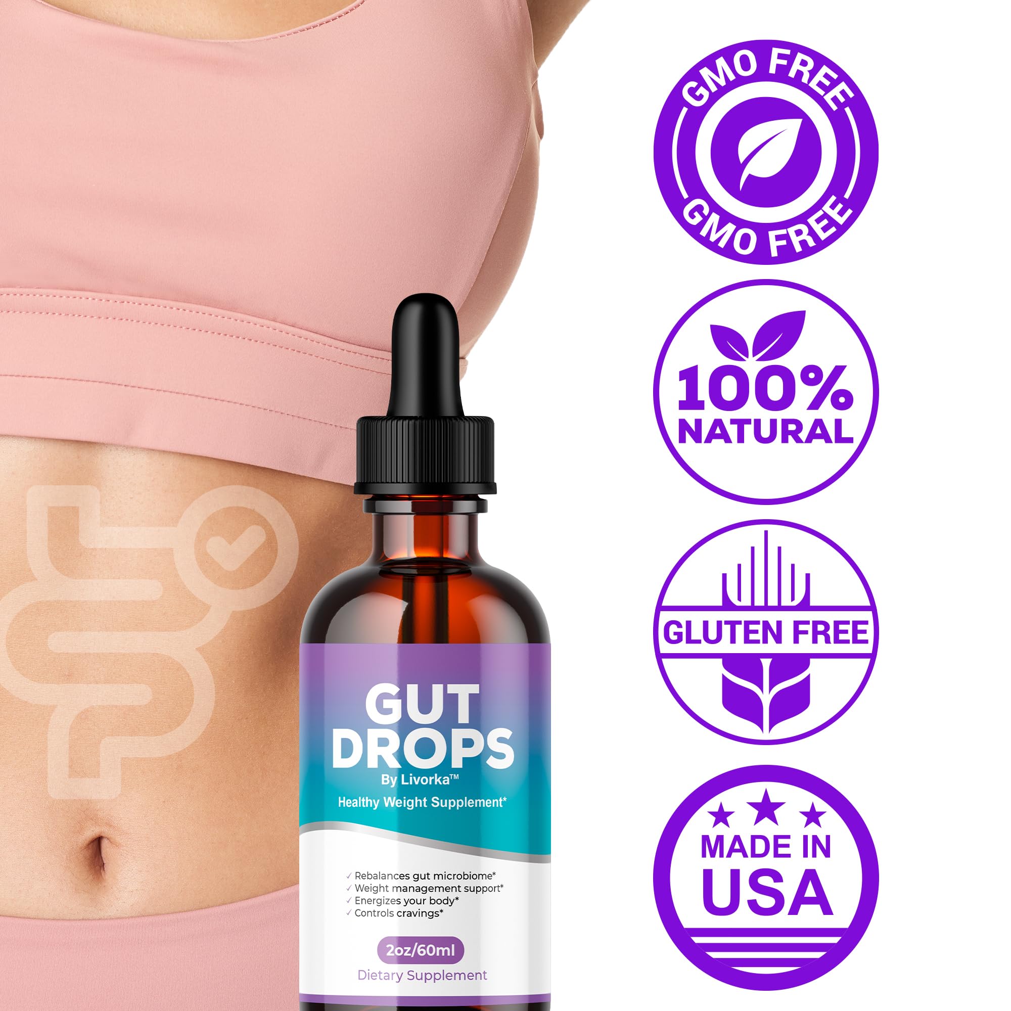 Foto 6 pulgar | Suplemento De Gotas Intestinales Livorka Advanced Formula 2x30 Ml (paquete De 2 Unidades) - Venta Internacional.