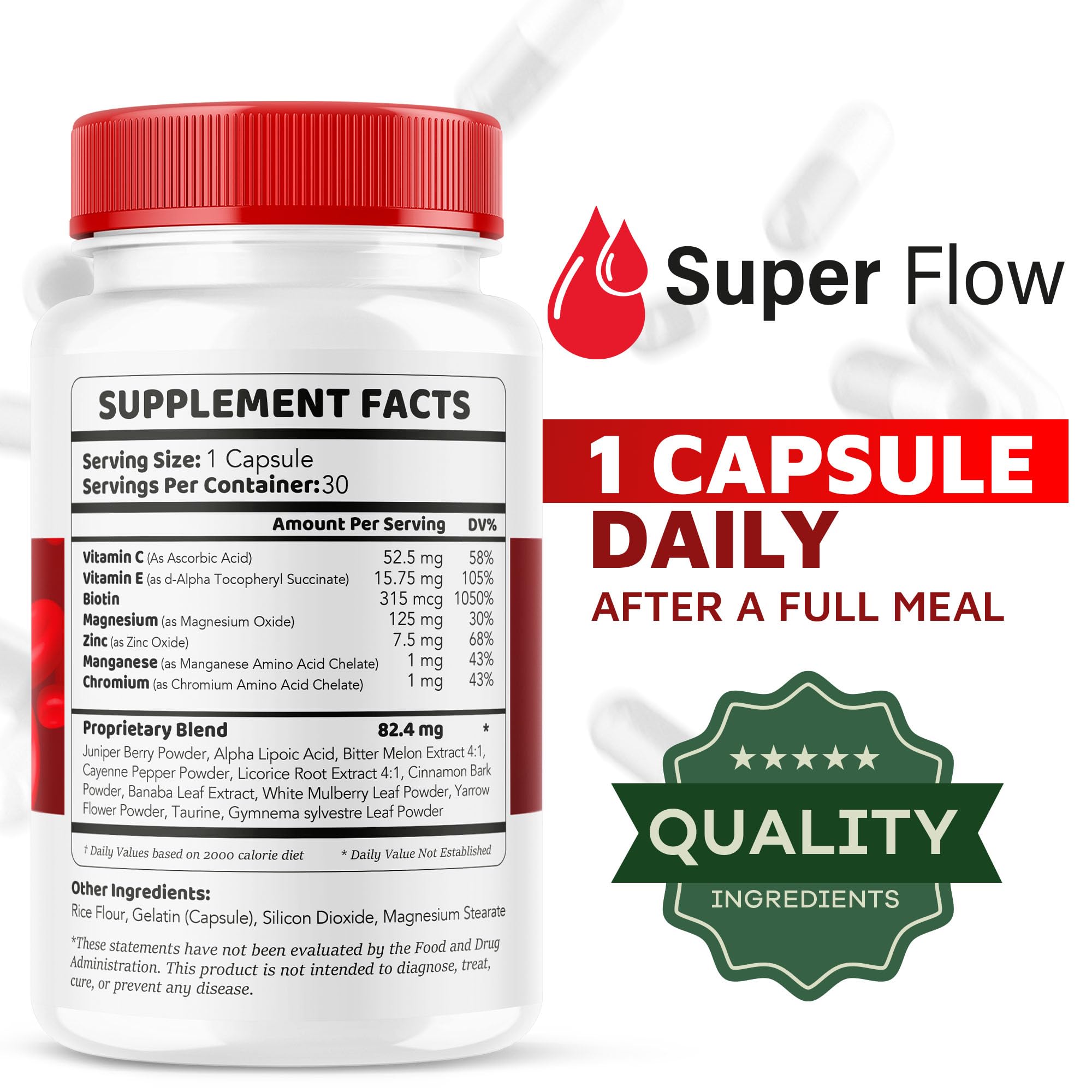 Foto 4 | Super Flow Glucogen Support 90 Cápsulas Durante 3 Meses (paquete De 3) - Venta Internacional.
