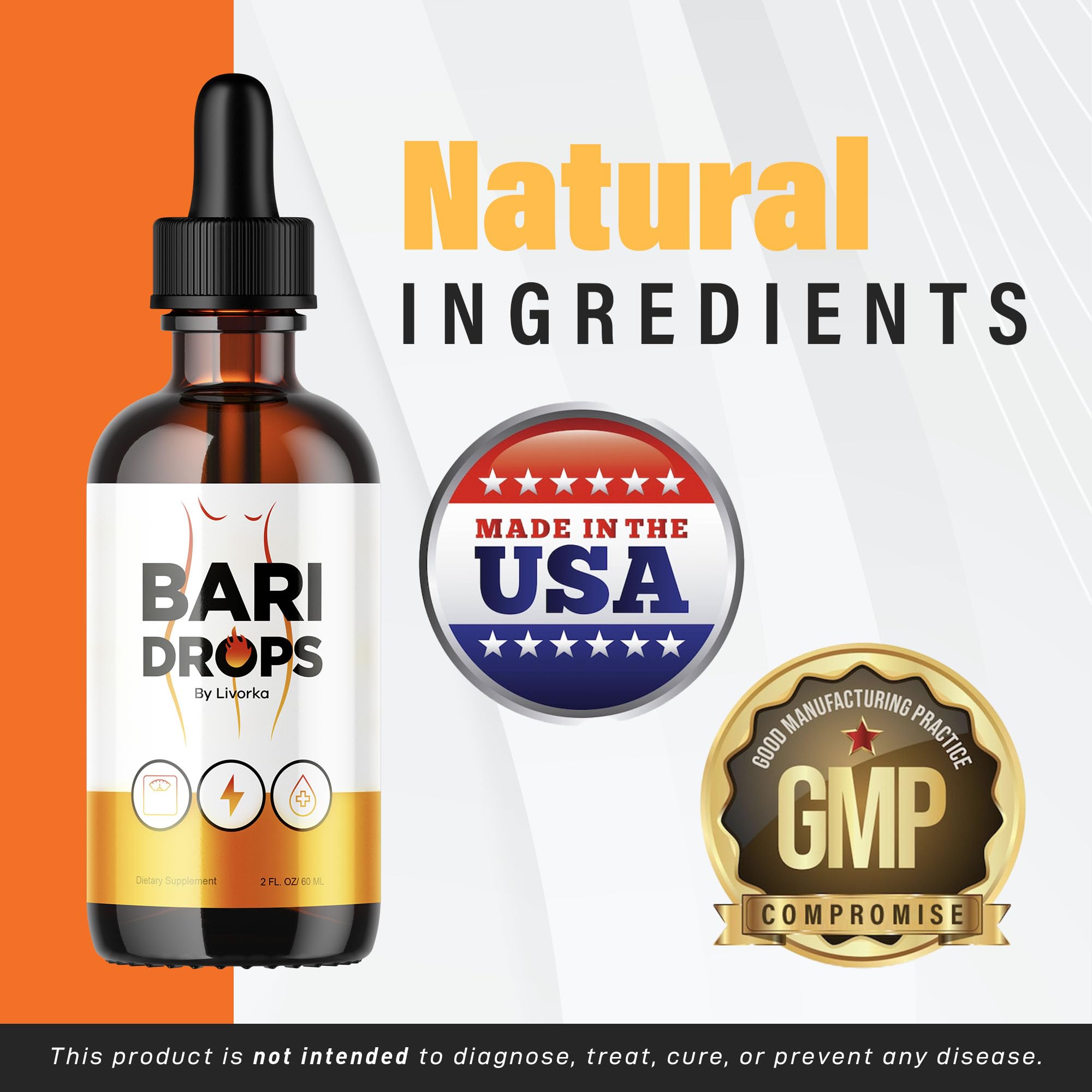 Foto 5 pulgar | Bari Drops Glp-1, Fórmula Avanzada, 150 Ml, 5 Meses (paquete De 5 Unidades) - Venta Internacional.