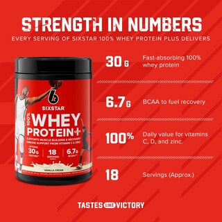 Foto 7 | Whey Protein Six Star Elite Series 100% Vainilla 816g - Venta Internacional.