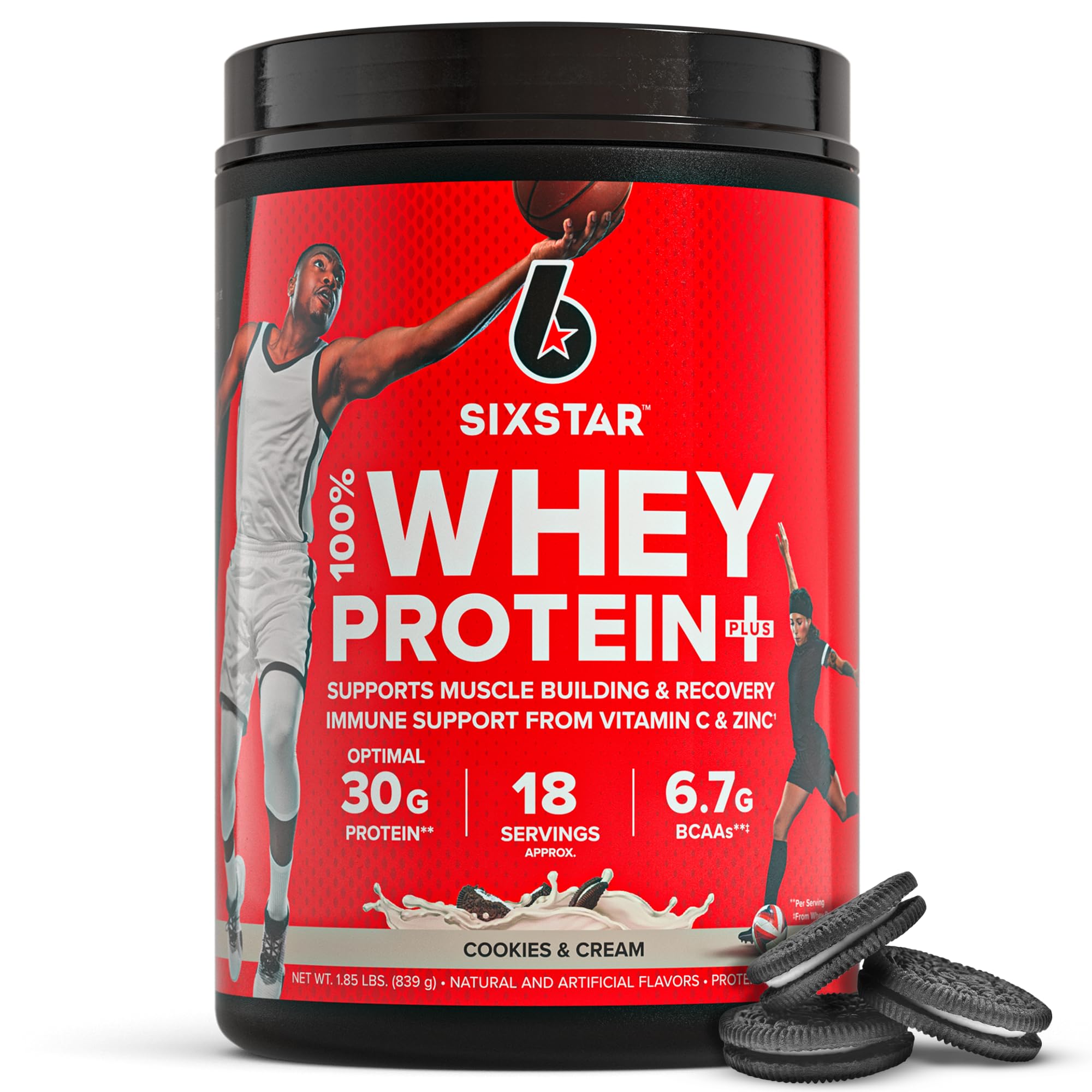 Foto 2 pulgar | Proteína En Polvo Six Star Whey Plus, Galletas Y Crema 816 G - Venta Internacional.