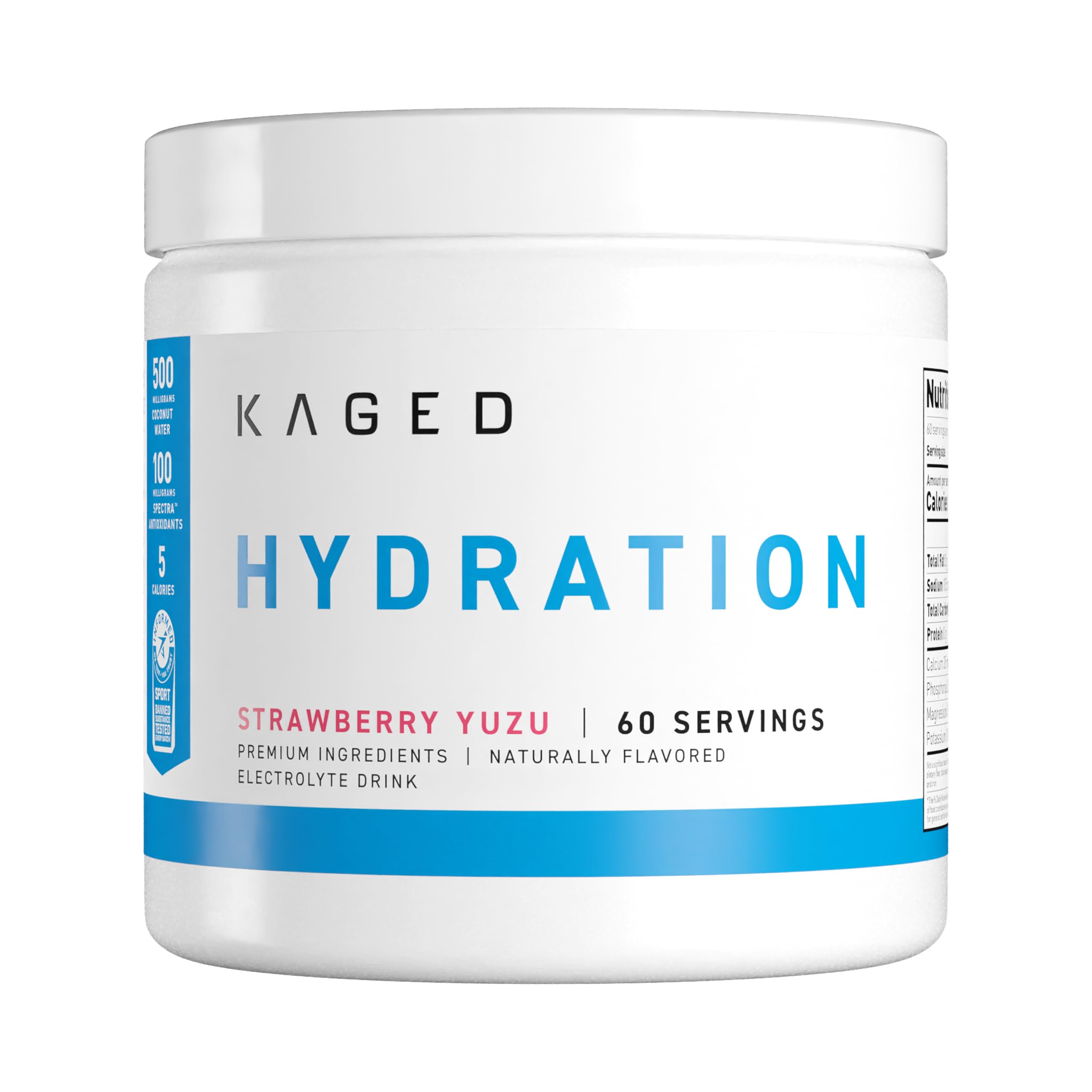 Foto 1 | Polvo De Hidratación Electrolítica Kaged Hydracharge Strawberry Yuzu - Venta Internacional.