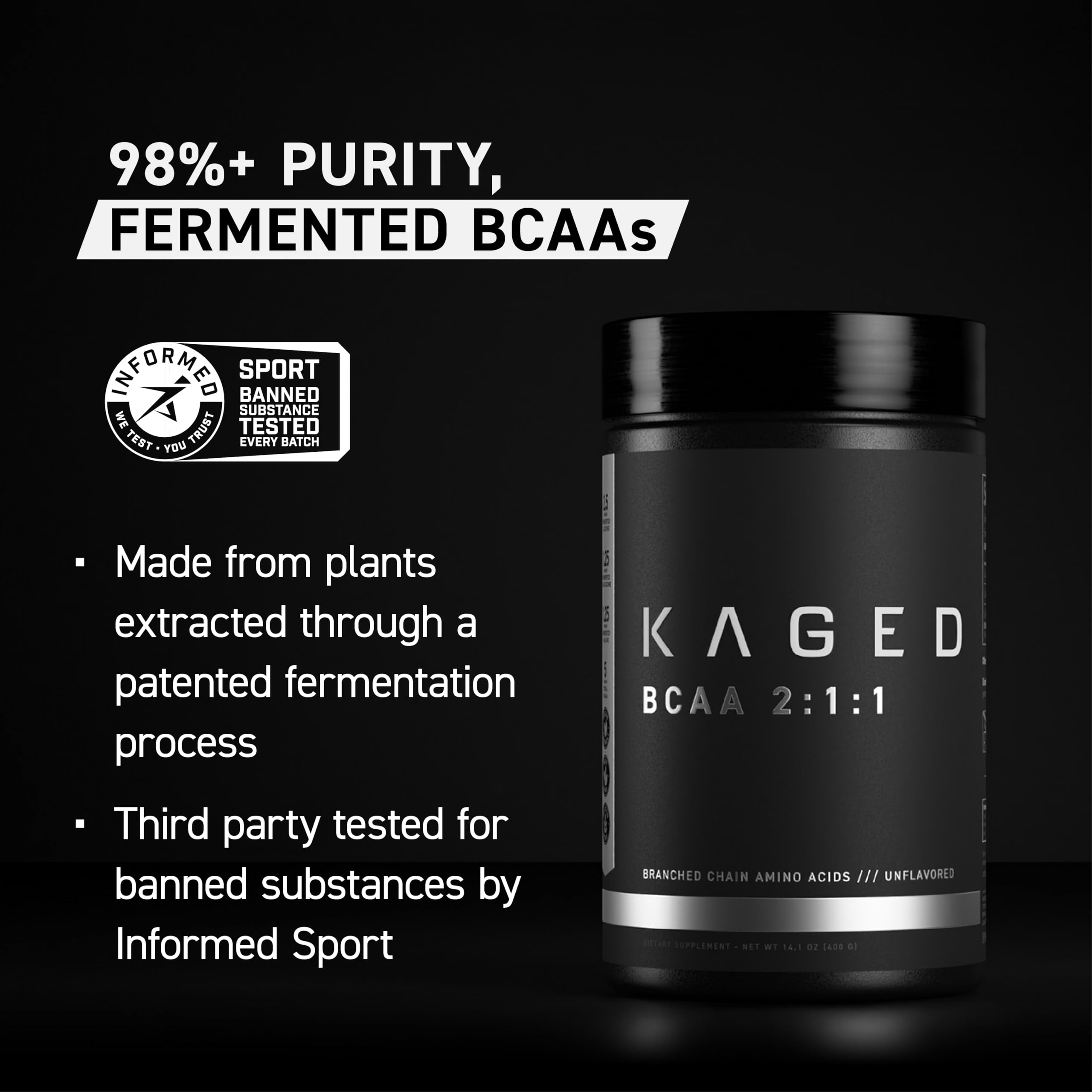 Foto 6 pulgar | Aminoácidos Bcaa En Polvo Kaged Bcaa, 5 G, Sin Sabor, 72 Porciones - Venta Internacional.