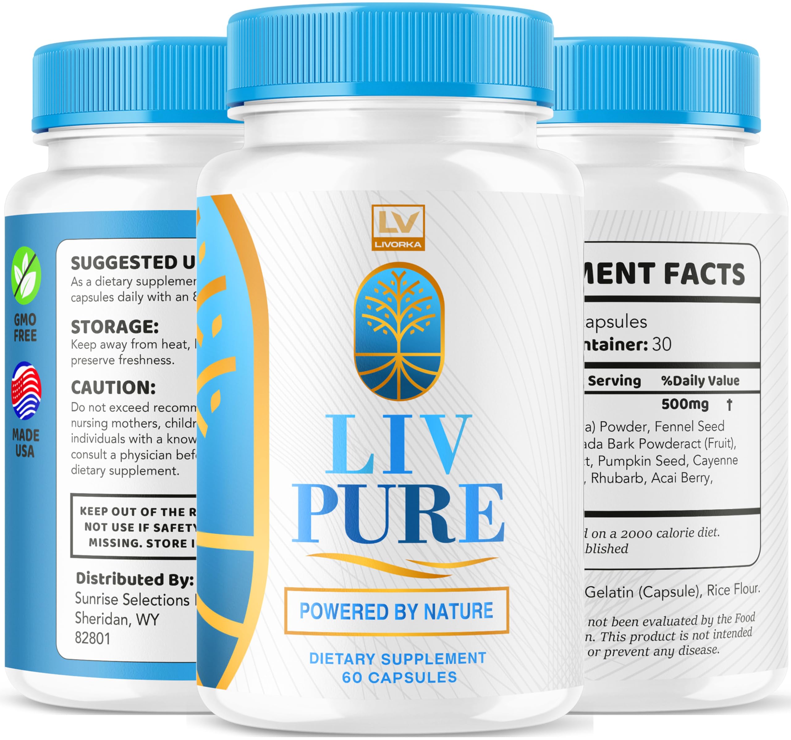 Foto 7 pulgar | Suplemento Livorka Liv Pure Capsules 180 Cápsulas 90 Días - Venta Internacional.