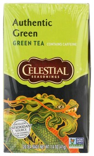 Foto 1 | Tea Celestial Seasonings Authentic Green, 20 Unidades (paquete De 6) - Venta Internacional.