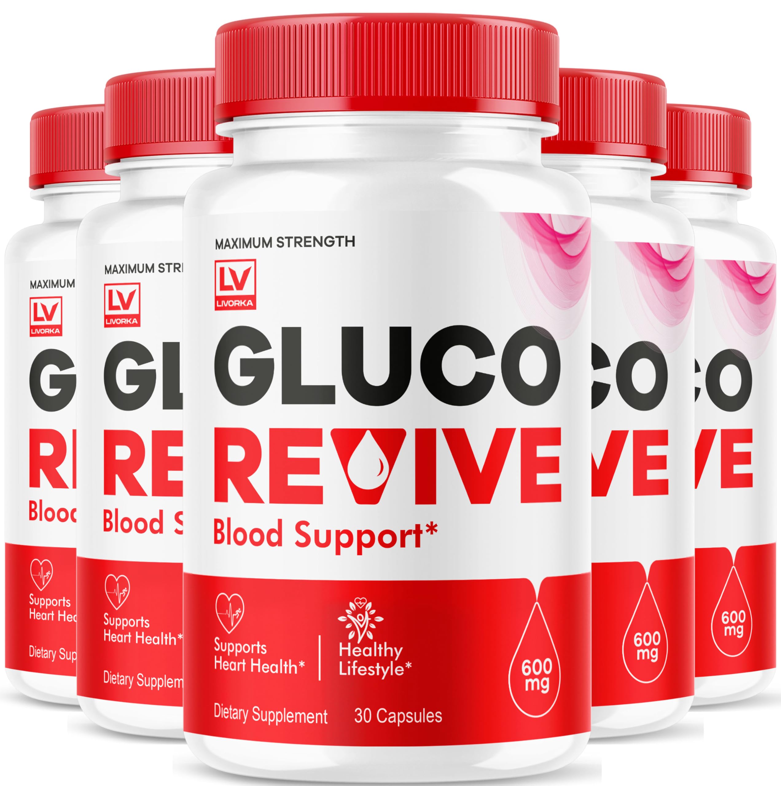 Foto 1 | Cápsulas Gluco Revive 150 Cápsulas Totalmente Naturales (paquete De 5) - Venta Internacional.