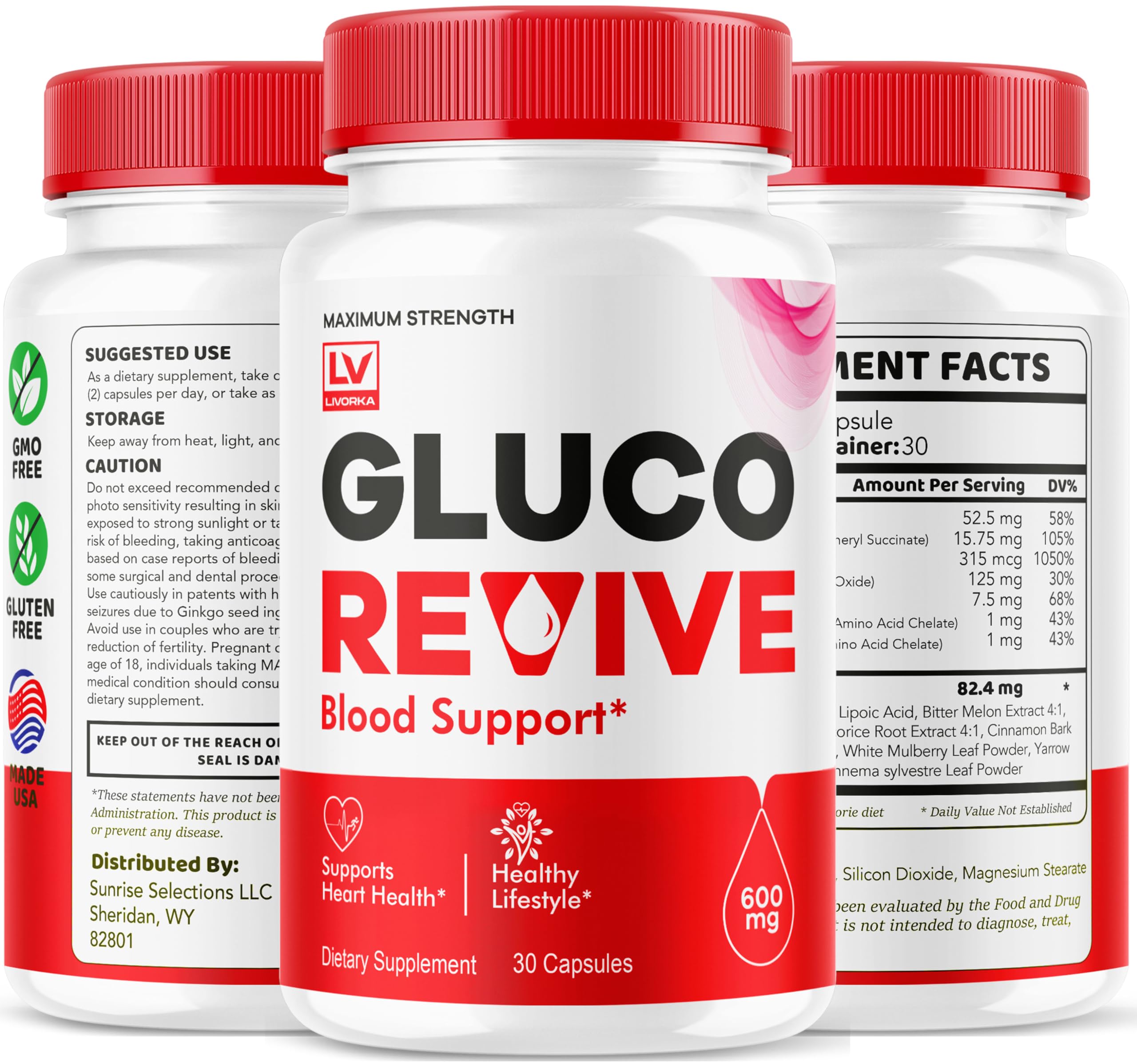 Foto 8 pulgar | Cápsulas Gluco Revive 150 Cápsulas Totalmente Naturales (paquete De 5) - Venta Internacional.