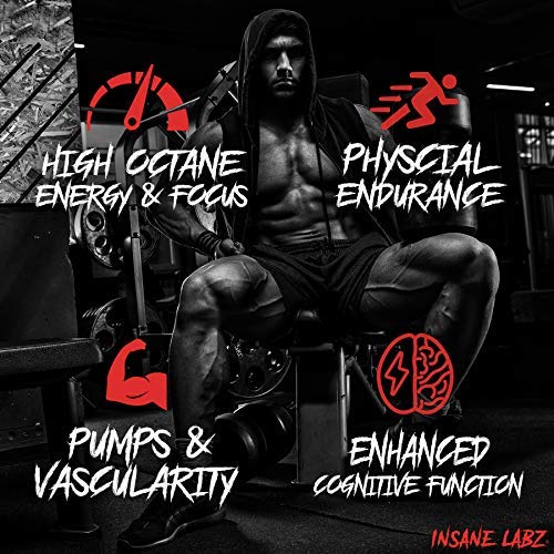Foto 6 pulgar | Polvo Para Antes Del Entrenamiento, Insane Labz Psychotic Test, 30 Porciones - Venta Internacional.