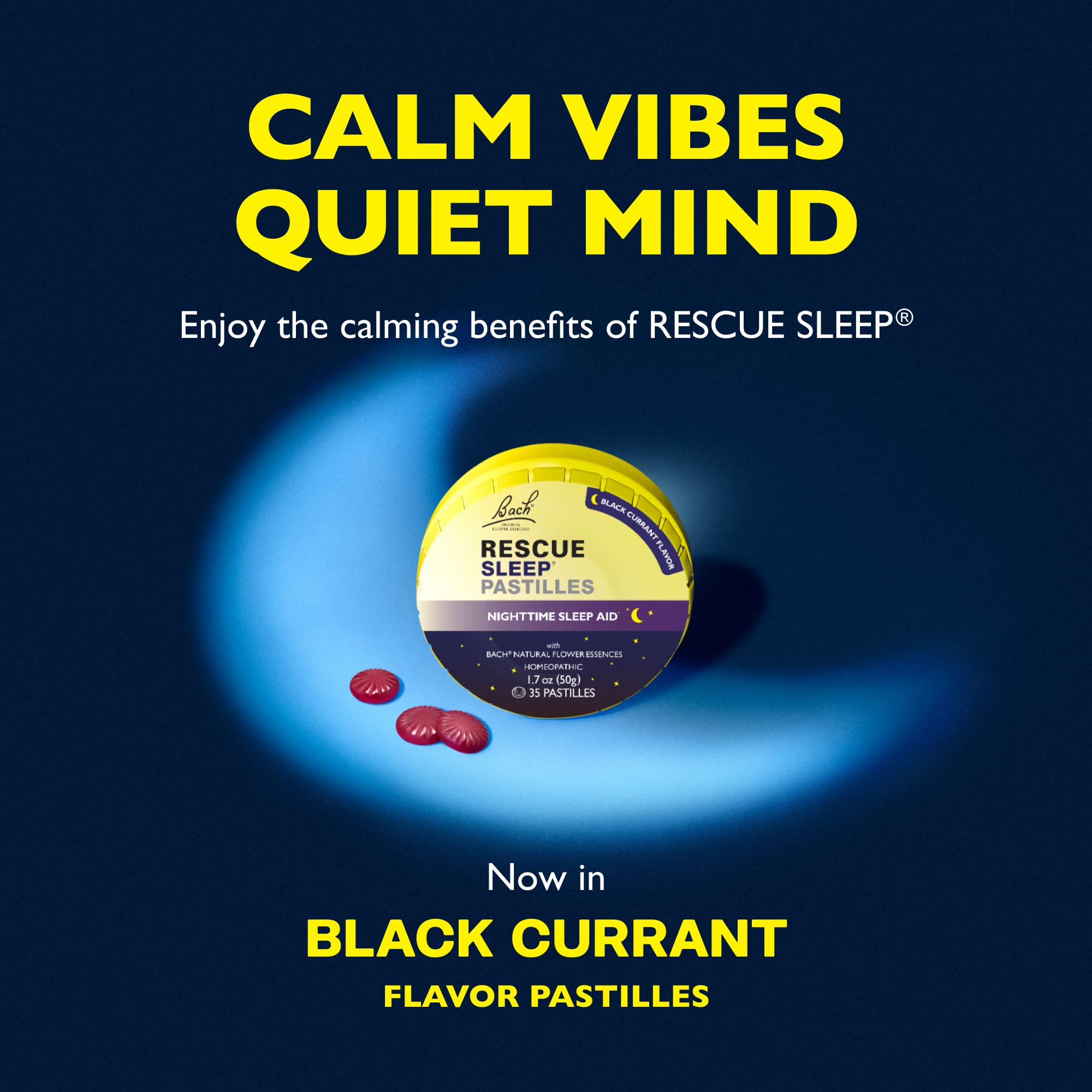 Foto 4 pulgar | Pastillas Sleep Aid Rescue Bach Sleep Con Grosella Negra, 35 Unidades - Venta Internacional.