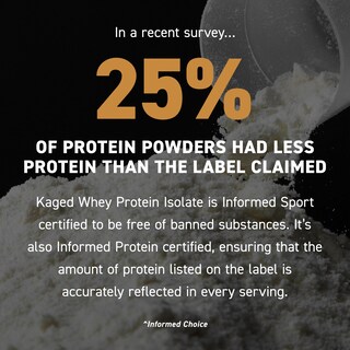Foto 6 | Proteína En Polvo Kaged Whey Isolate Con Sabor A Vainilla, 2.2 Libras - Venta Internacional.
