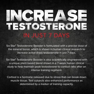 Foto 3 | Testosterone Booster Six Star Pro Nutrition Test 60 Píldoras - Venta Internacional.