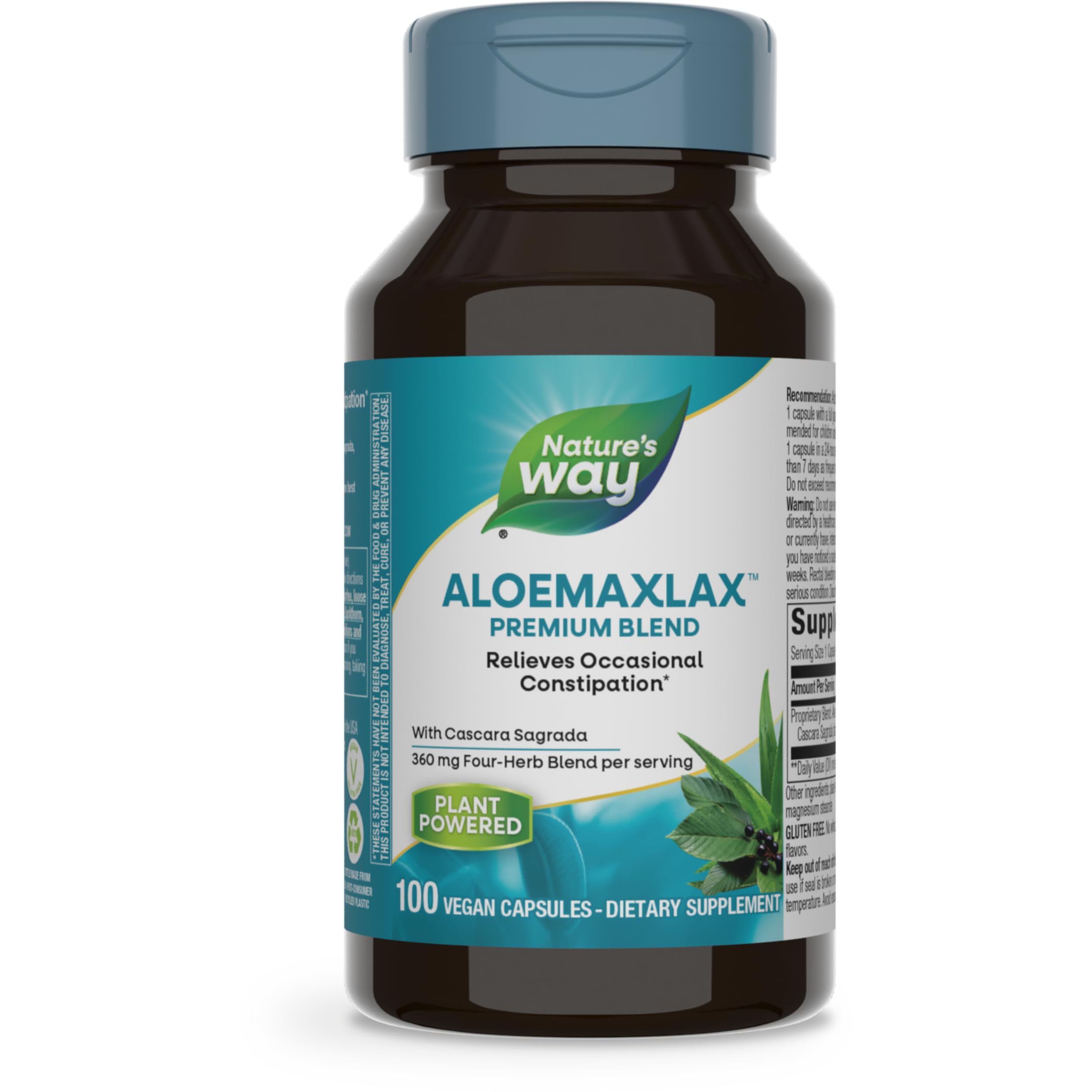 Foto 2 pulgar | Suplemento Nature's Way Aloemaxlax 100 Cápsulas Veganas - Venta Internacional.
