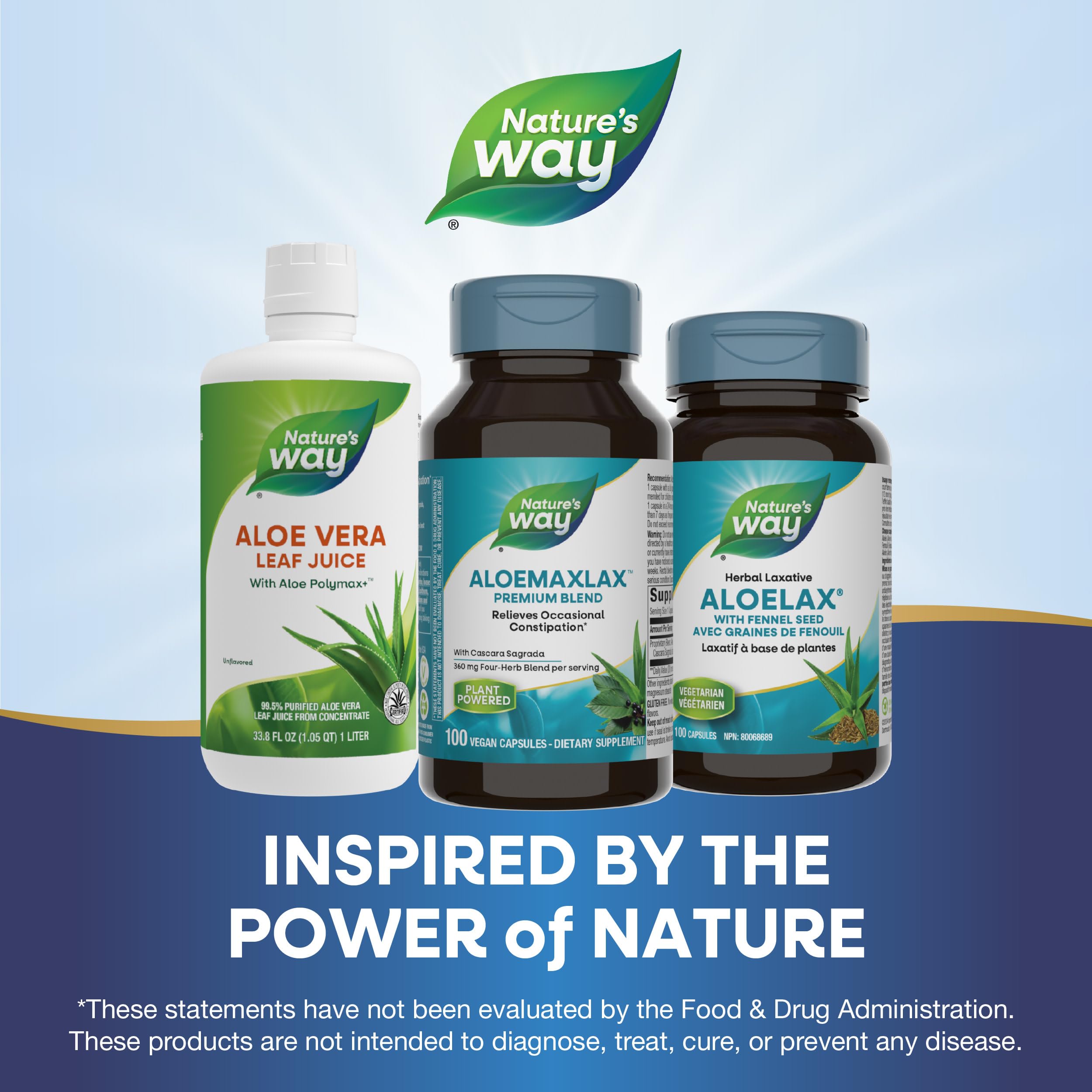 Foto 7 | Suplemento Nature's Way Aloemaxlax 100 Cápsulas Veganas - Venta Internacional.
