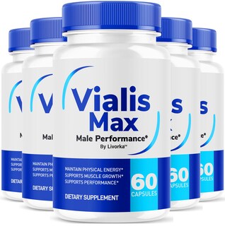Foto 1 | Píldoras Vialis Max Para Hombres (paquete De 5) 300 Cápsulas Durante 5 Meses - Venta Internacional.