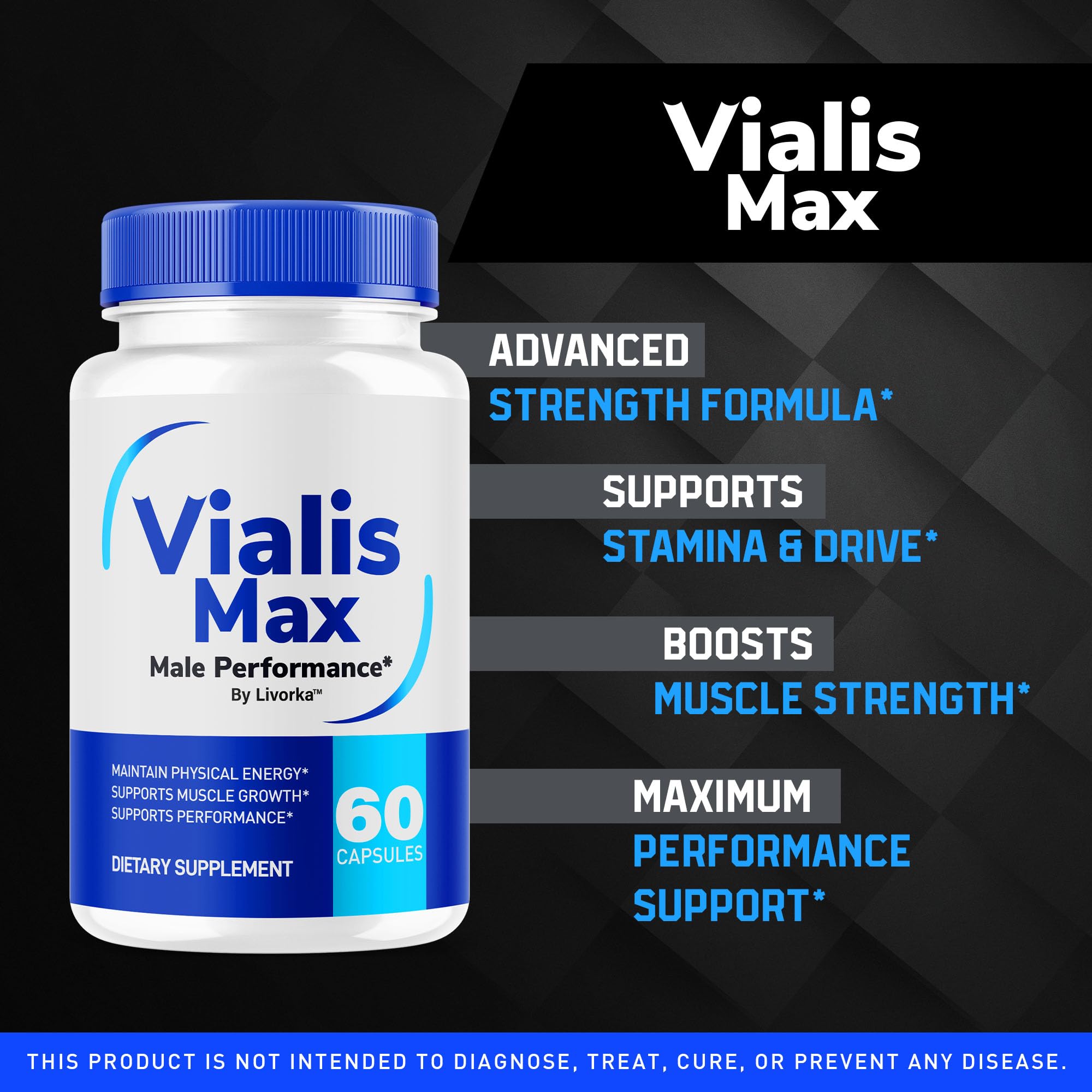 Foto 3 pulgar | Píldoras Vialis Max Para Hombres (paquete De 5) 300 Cápsulas Durante 5 Meses - Venta Internacional.