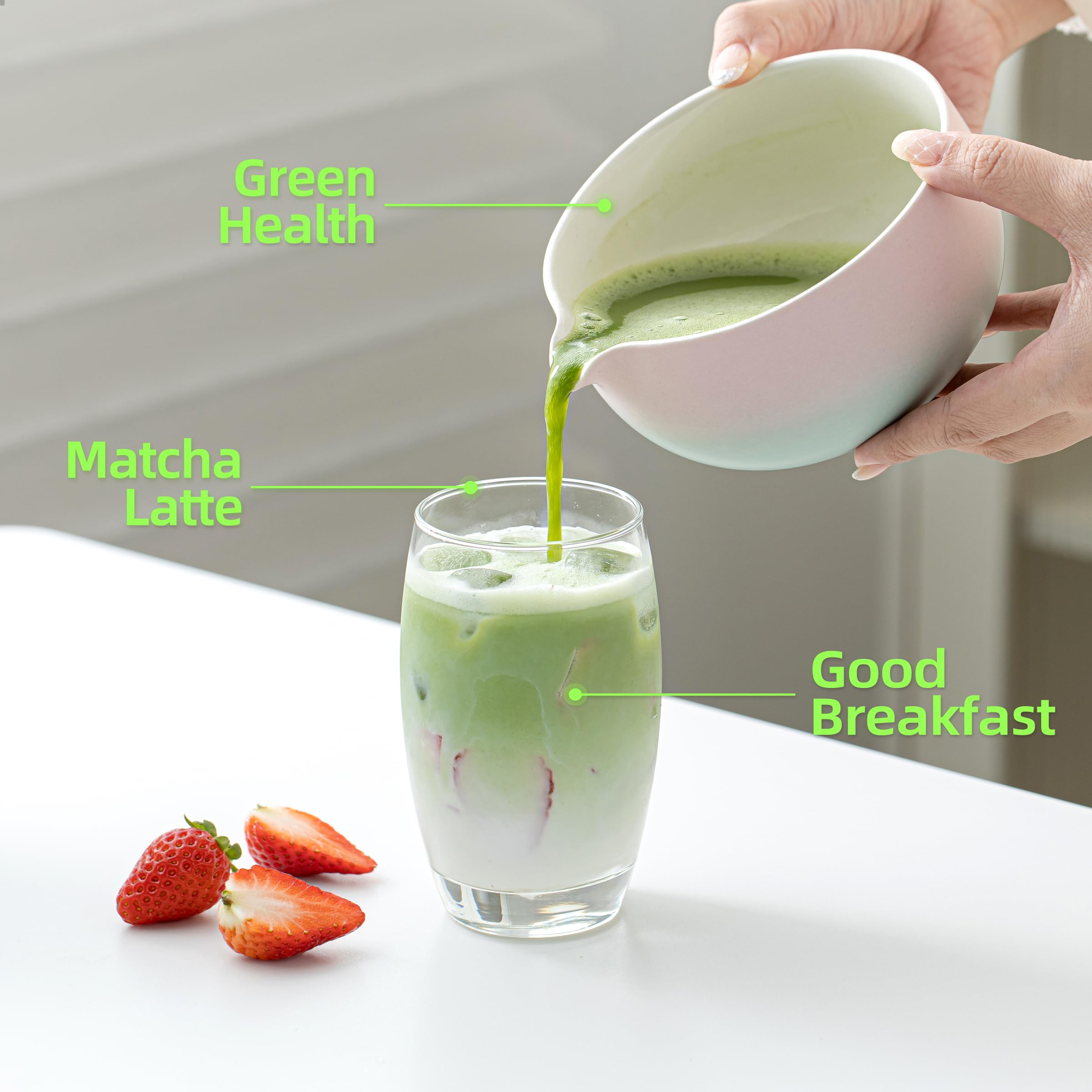Foto 5 | Set De Batidores Para Matcha Teanagoo Ceremony Matcha Kit Pink 510 Ml - Venta Internacional.