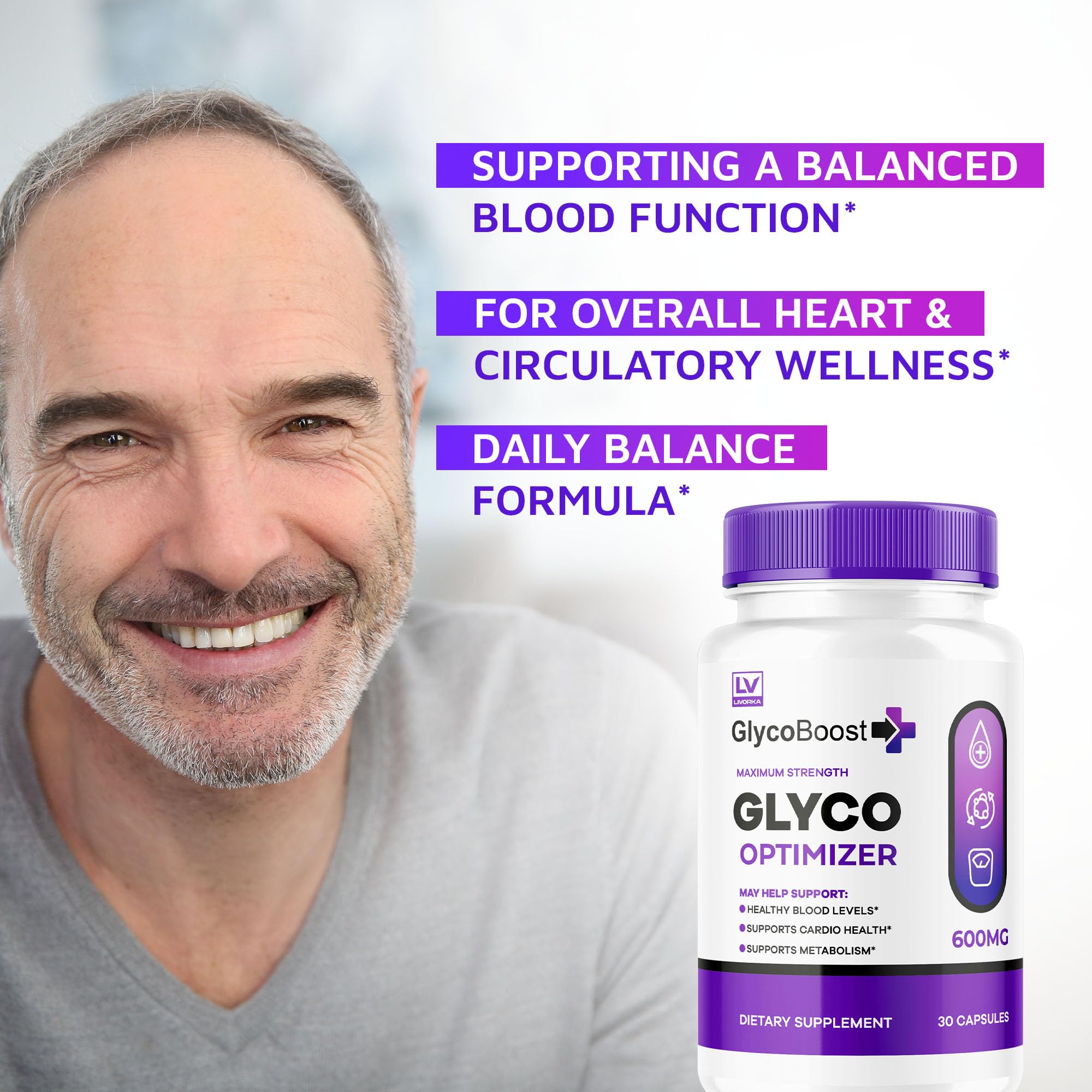 Foto 2 | Suplemento Livorka Glycoboost Glyco Support 2024 60 Cápsulas - Venta Internacional.