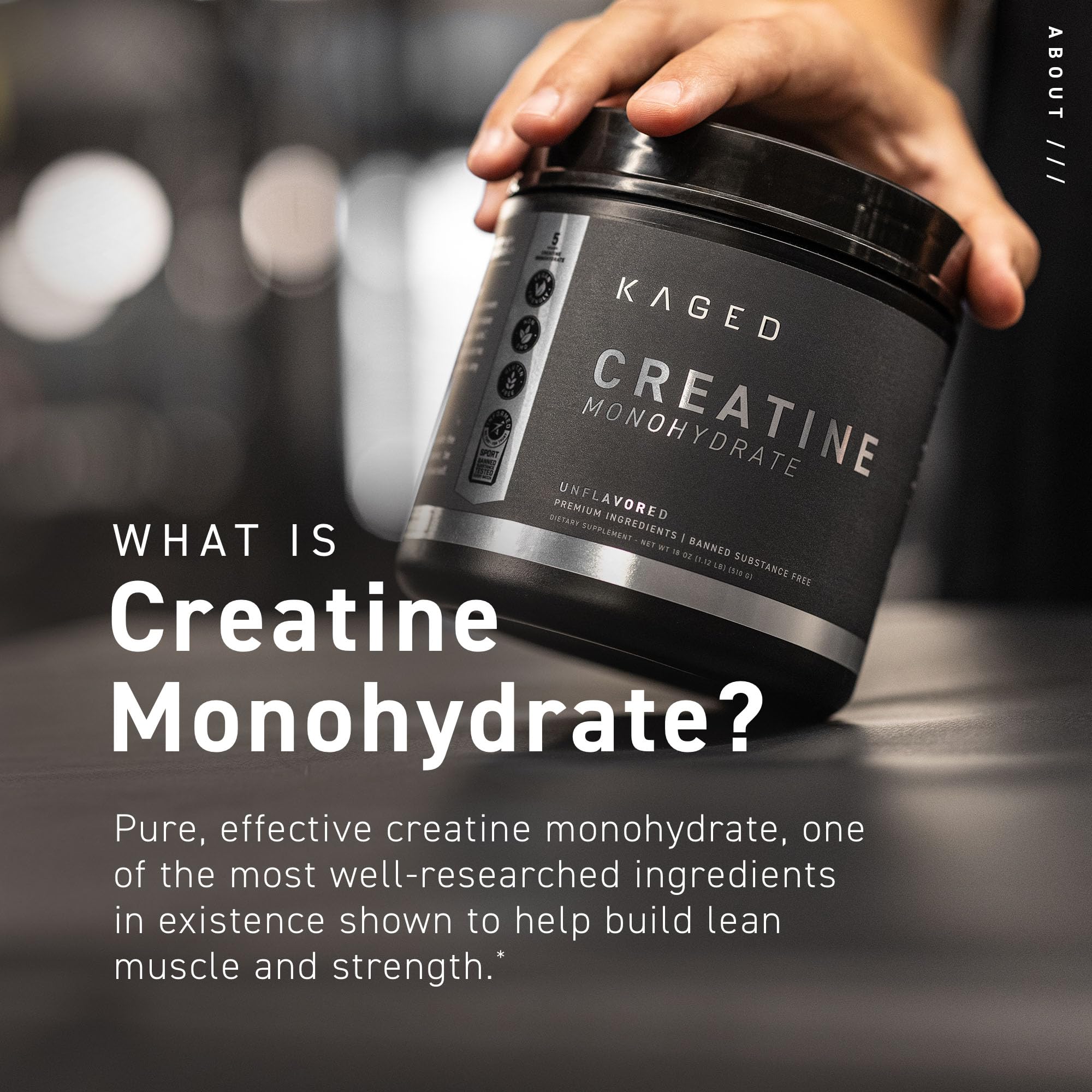 Foto 4 | Suplemento En Polvo Micronizado De Monohidrato De Creatina Kaged - Venta Internacional.