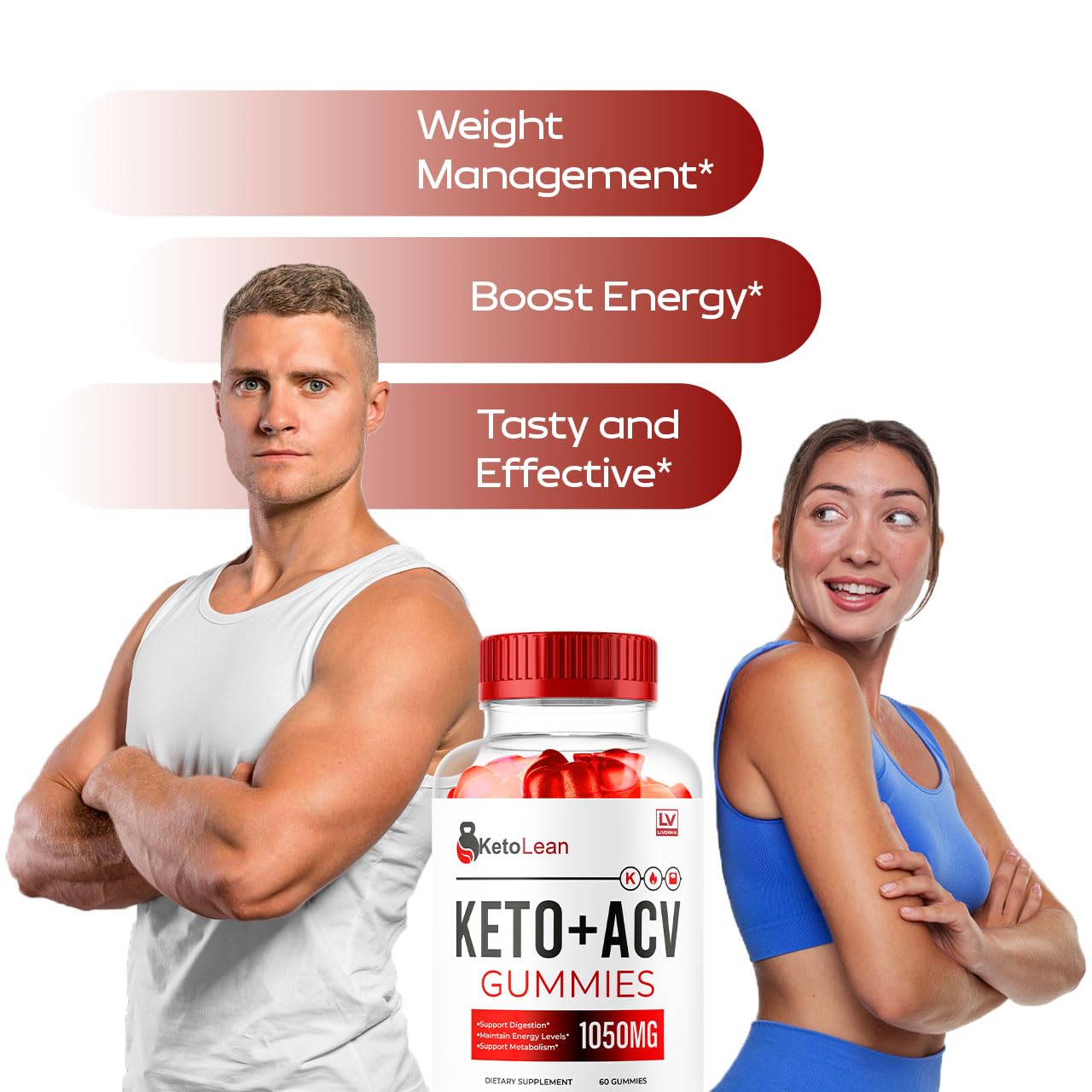 Foto 3 pulgar | Gomitas Livorka Keto Lean Acv 1050 Mg 120 Gomitas 2 Meses - Venta Internacional.