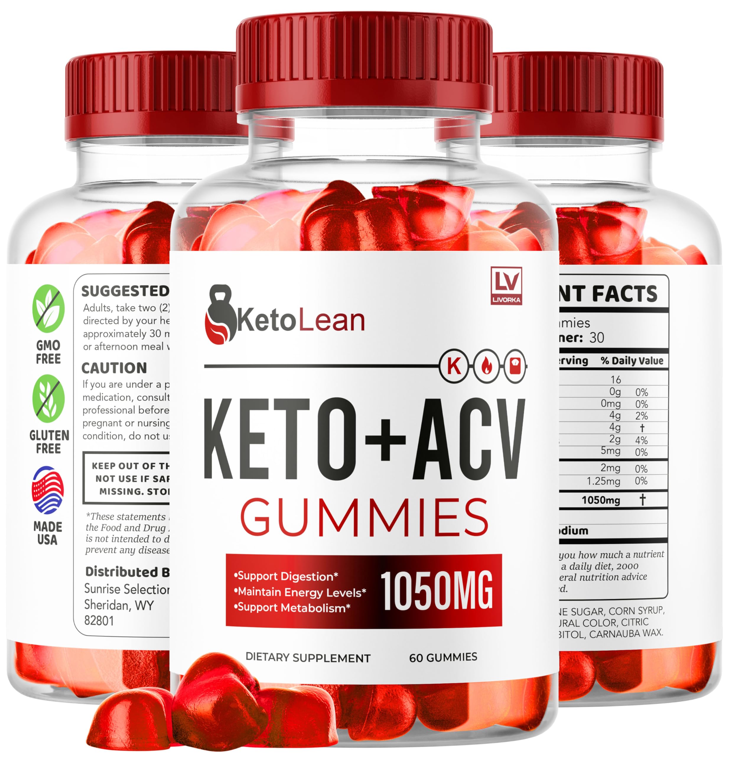 Foto 8 pulgar | Gomitas Livorka Keto Lean Acv 1050 Mg 120 Gomitas 2 Meses - Venta Internacional.