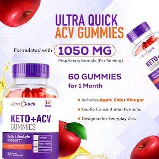 Foto 3 | Gomitas Ultra Quick Keto Acv (paquete De 5), 300 Gomitas Para 5 Meses - Venta Internacional.
