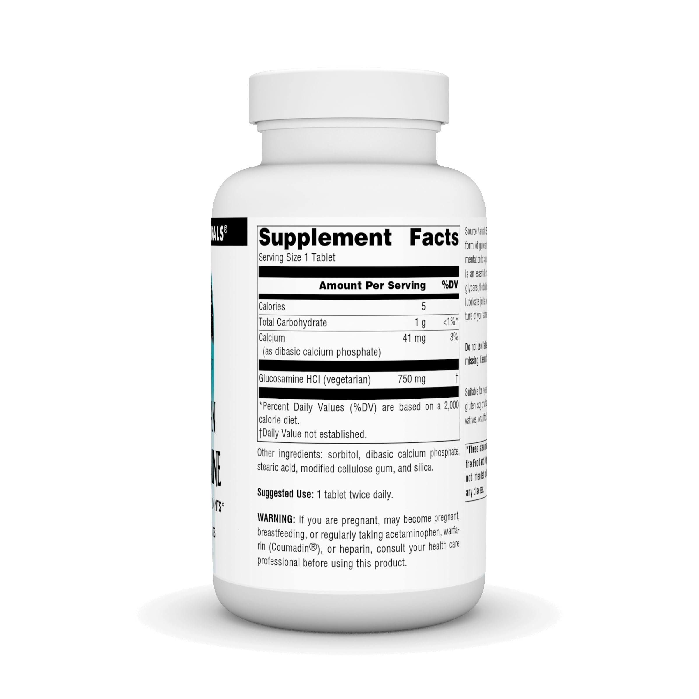 Foto 3 pulgar | Glucosamina Vegetariana Supplement Source Naturals 750 Mg - Venta Internacional.