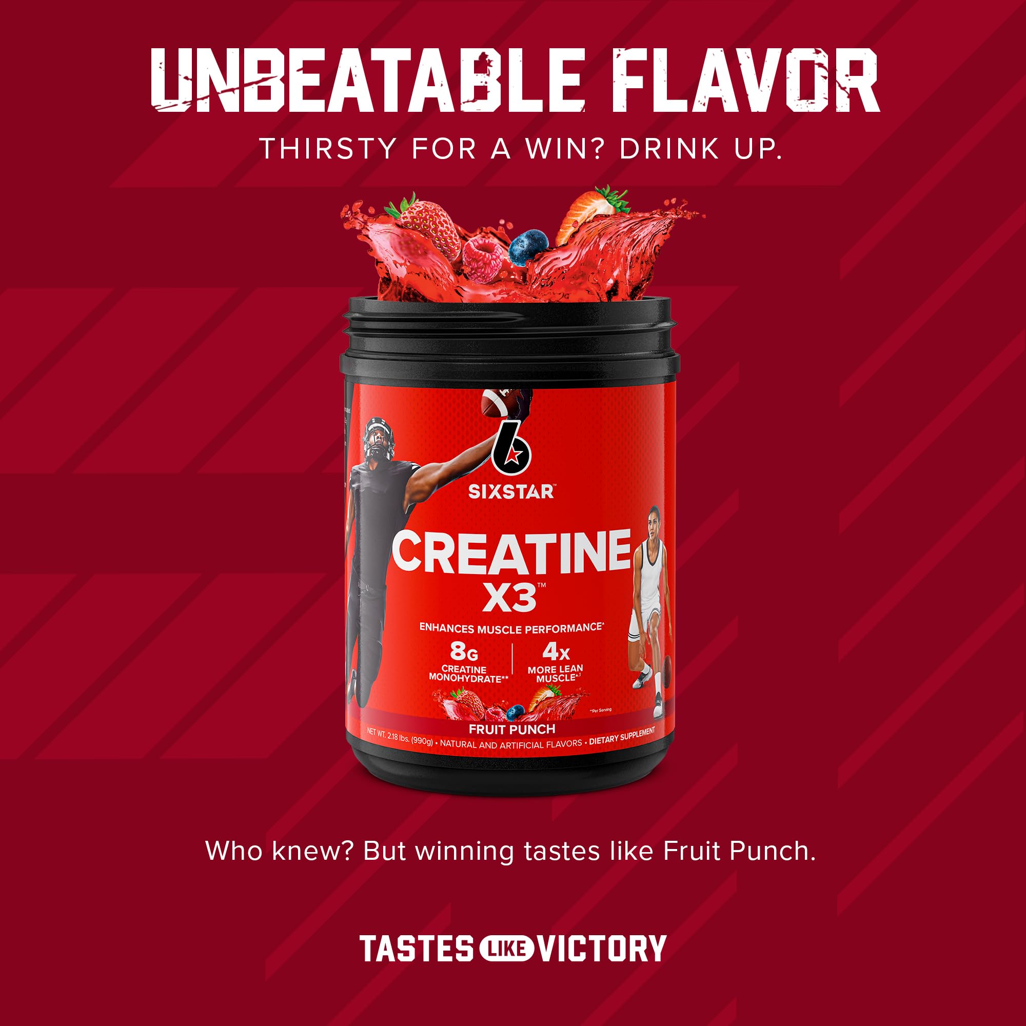 Foto 5 pulgar | Creatina En Polvo Six Star Creatine X3 Fruit Punch 30 Porciones - Venta Internacional.