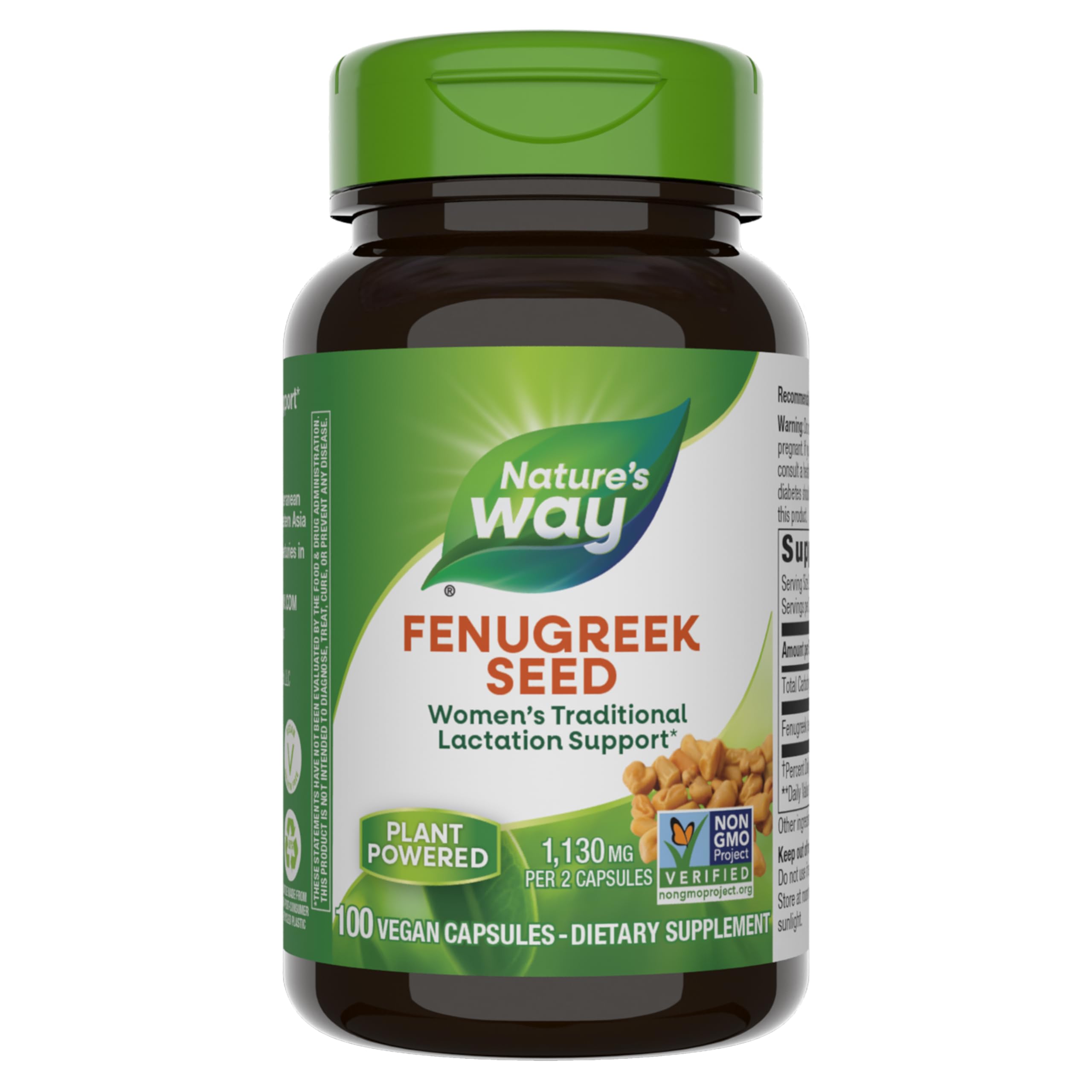 Foto 2 pulgar | Suplemento Nature's Way Con Semillas De Fenogreco 610 Mg 100 Cápsulas - Venta Internacional.