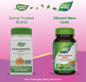 Foto 2 | Suplemento Nature's Way Con Semillas De Fenogreco 610 Mg 100 Cápsulas - Venta Internacional.