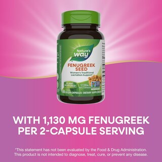 Foto 3 | Suplemento Nature's Way Con Semillas De Fenogreco 610 Mg 100 Cápsulas - Venta Internacional.