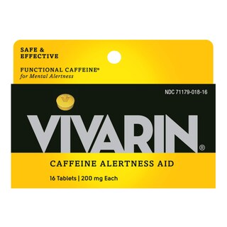 Foto 1 | Píldoras De Cafeína Vivarin, 200 Mg, Suplemento Energético De Cafeína, 16 Tabletas - Venta Internacional.