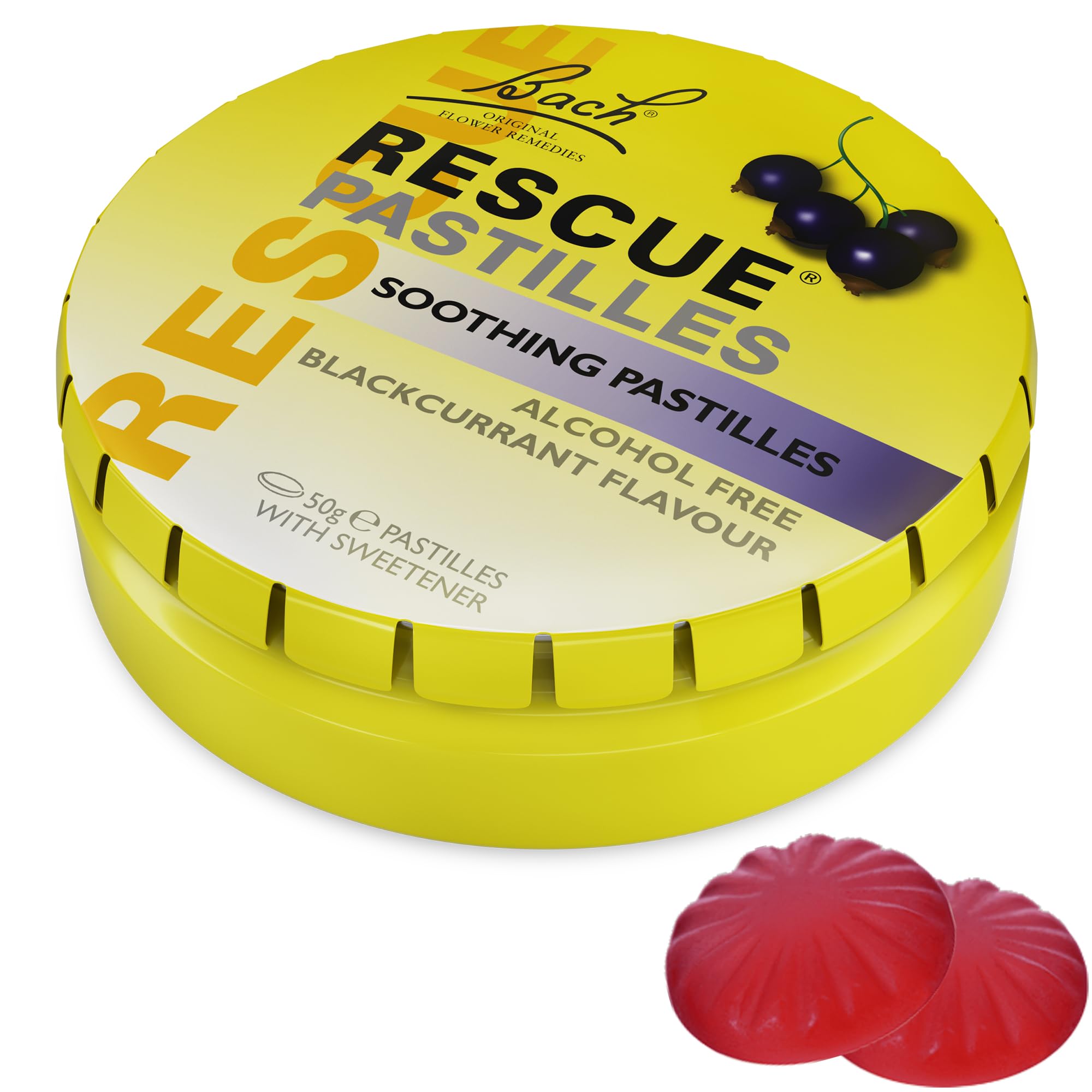 Foto 2 pulgar | Pastillas Rescue Grosella Negra 50g - Venta Internacional.