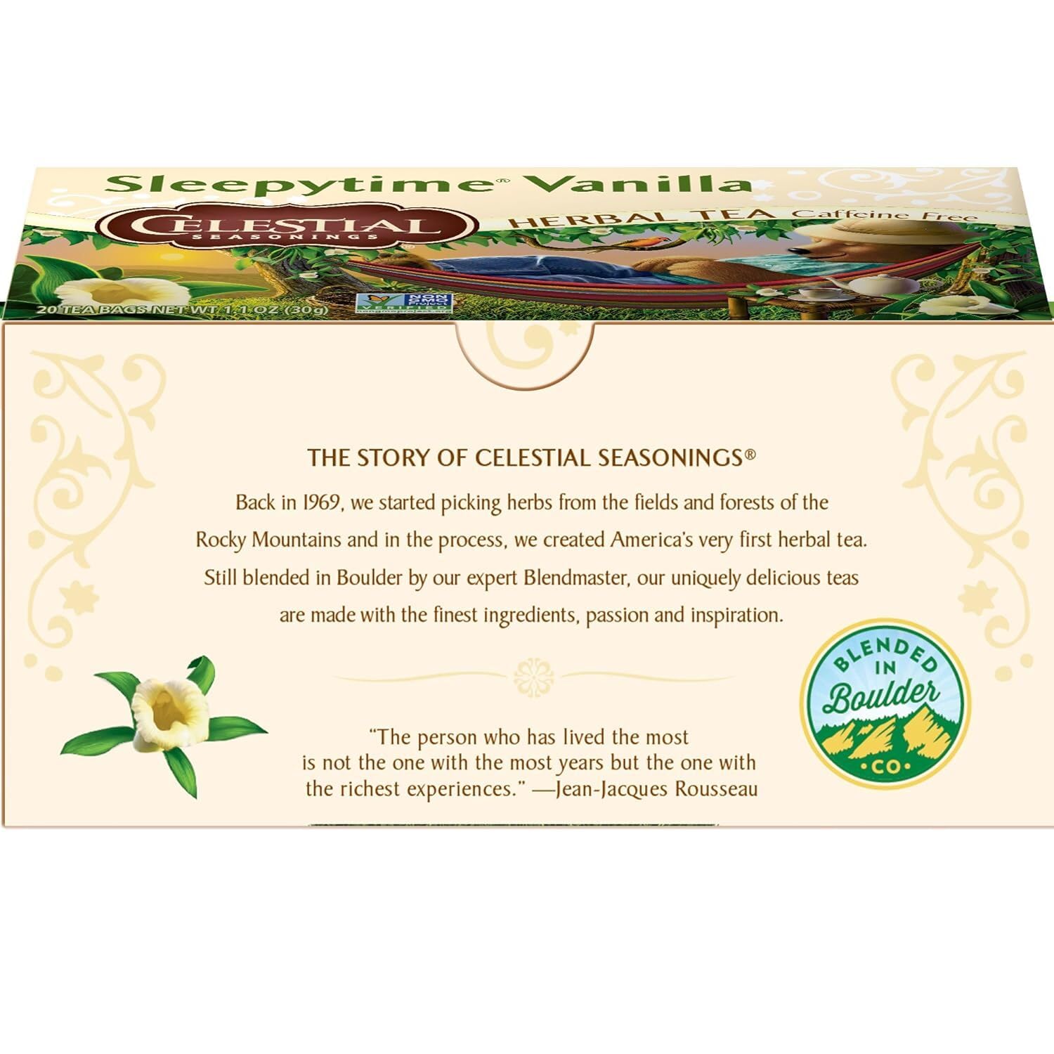 Foto 4 pulgar | Té De Hierbas Celestial Seasonings Sleepytime Vanilla 20 Bolsas - Venta Internacional.