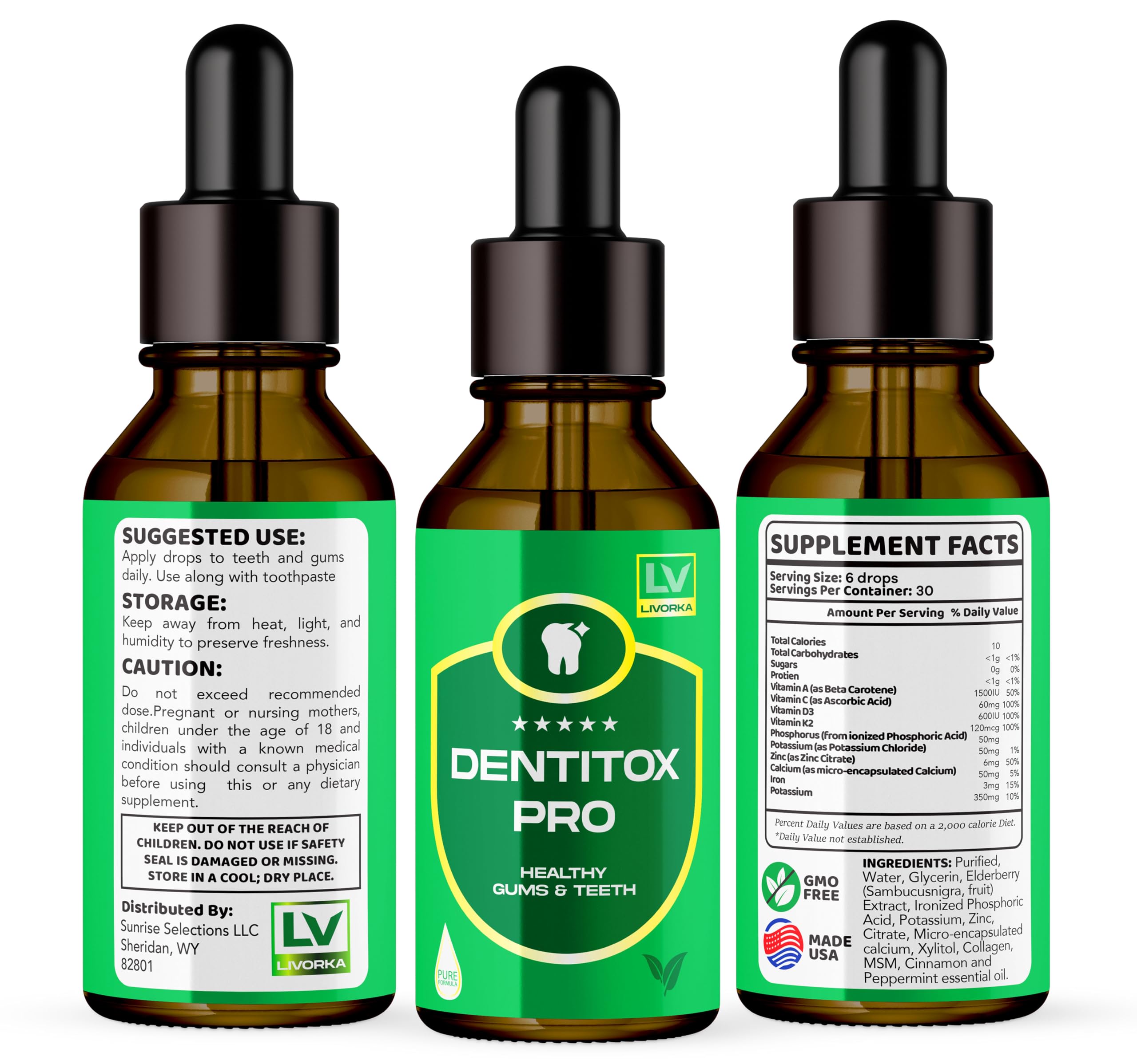 Foto 5 pulgar | Suplemento Dentitox Dentitox Pro Drops Para Dientes Y Encías, 30 Ml - Venta Internacional.