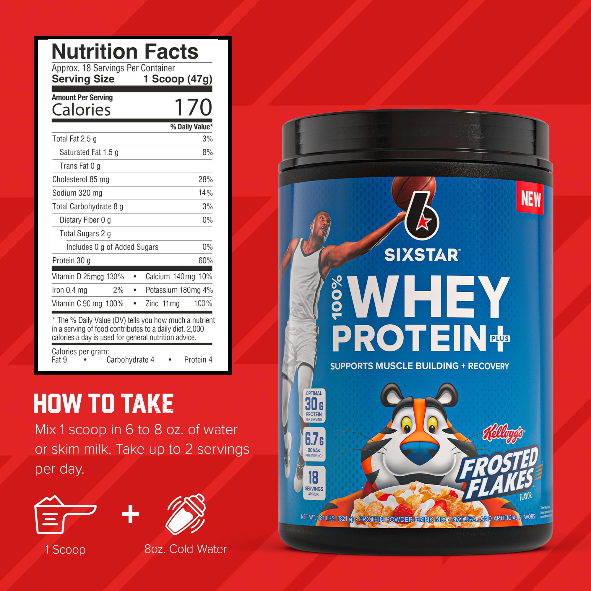 Foto 6 pulgar | Proteína En Polvo Six Star Whey Protein Plus 1.8 Libras - Venta Internacional.