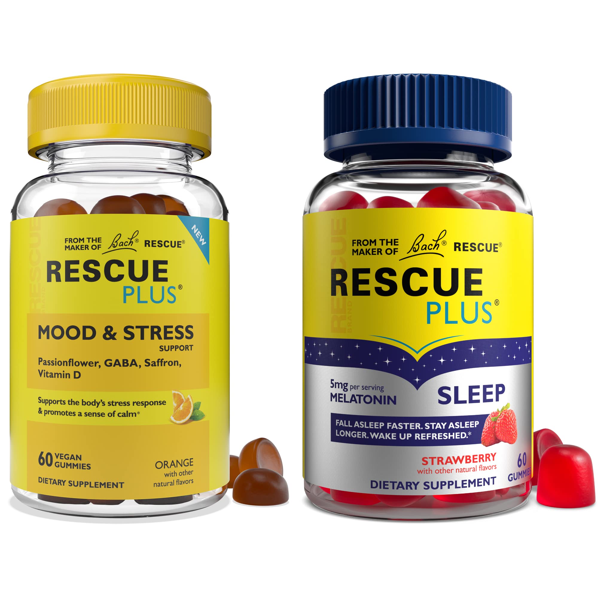 Foto 1 | Suplementos Dietéticos Rescue Bach Gummies Sleep, 60 Unidades, 2 Unidades - Venta Internacional.