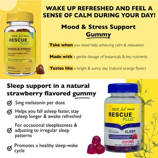 Foto 2 | Suplementos Dietéticos Rescue Bach Gummies Sleep, 60 Unidades, 2 Unidades - Venta Internacional.